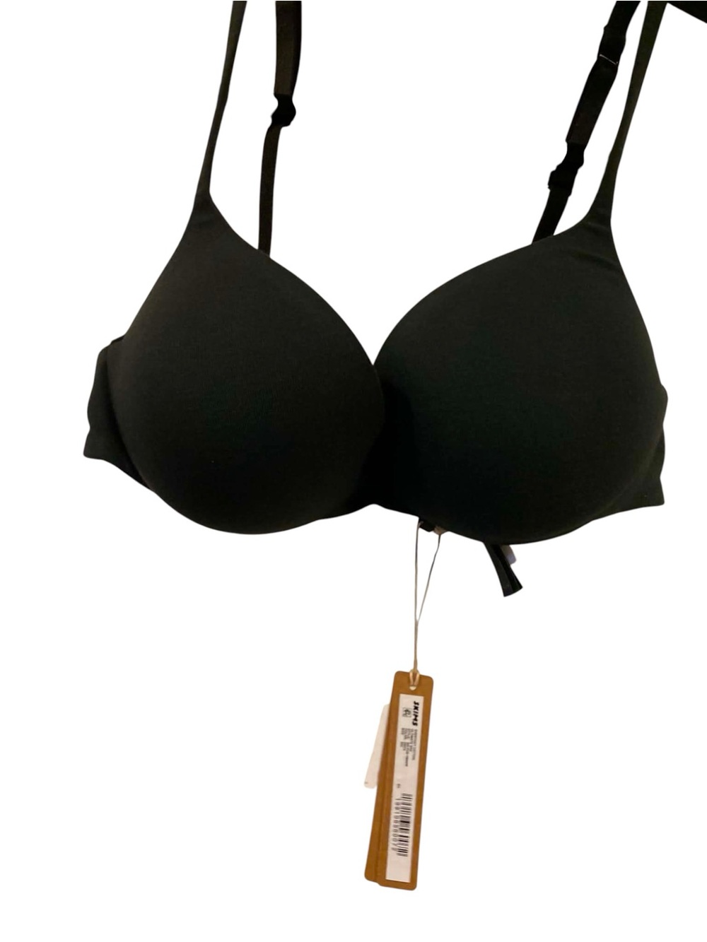 NWT Skims Everyday Cotton Ultimate bra ONYX Size: 32C - Picture 3 of 5